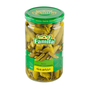 خیارشور ویژه 640 گرمی فامیلا