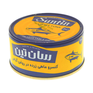 کنسرو ماهی زرده 180 گرمی سانتین